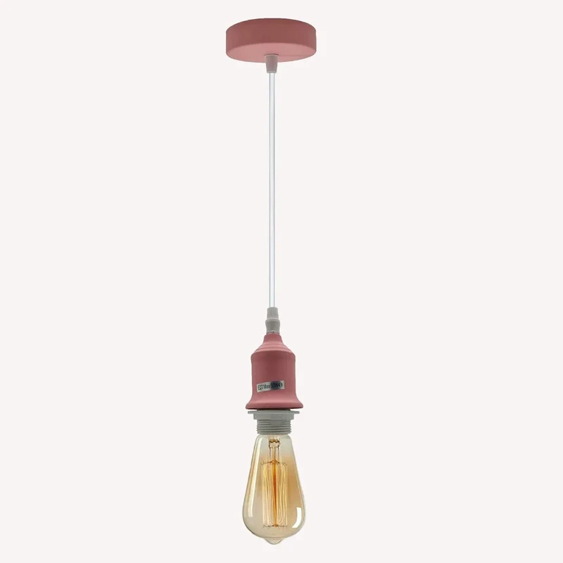Höhenverstellbare E27 Pendelleuchte | Geborgenheit Retro Kabelpendel - 95cm ~4114