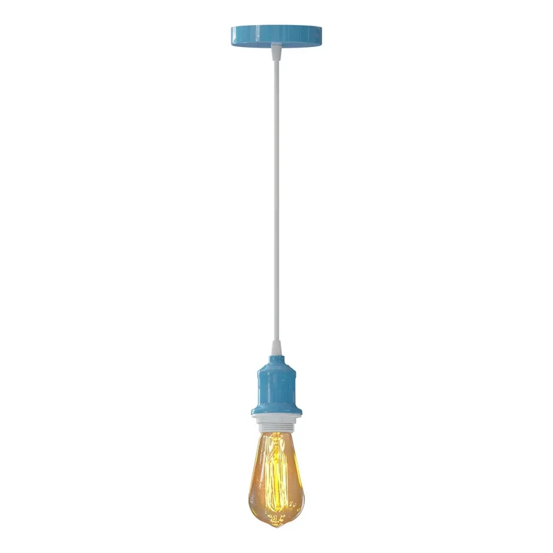 Höhenverstellbare E27 Pendelleuchte | Geborgenheit Retro Kabelpendel - 95cm ~4114
