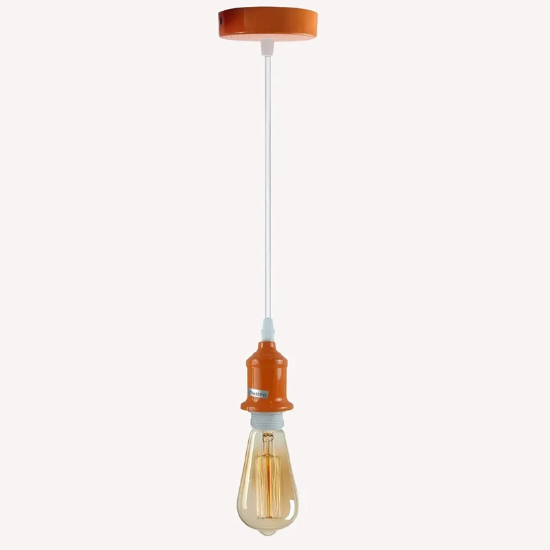 Höhenverstellbare E27 Pendelleuchte | Geborgenheit Retro Kabelpendel - 95cm ~4114