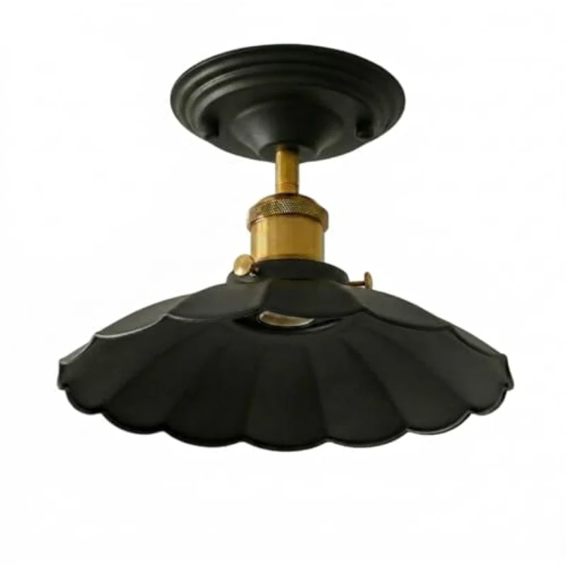 Vintage Deckenleuchte Semi Flush Mount | Retro Design ~3952