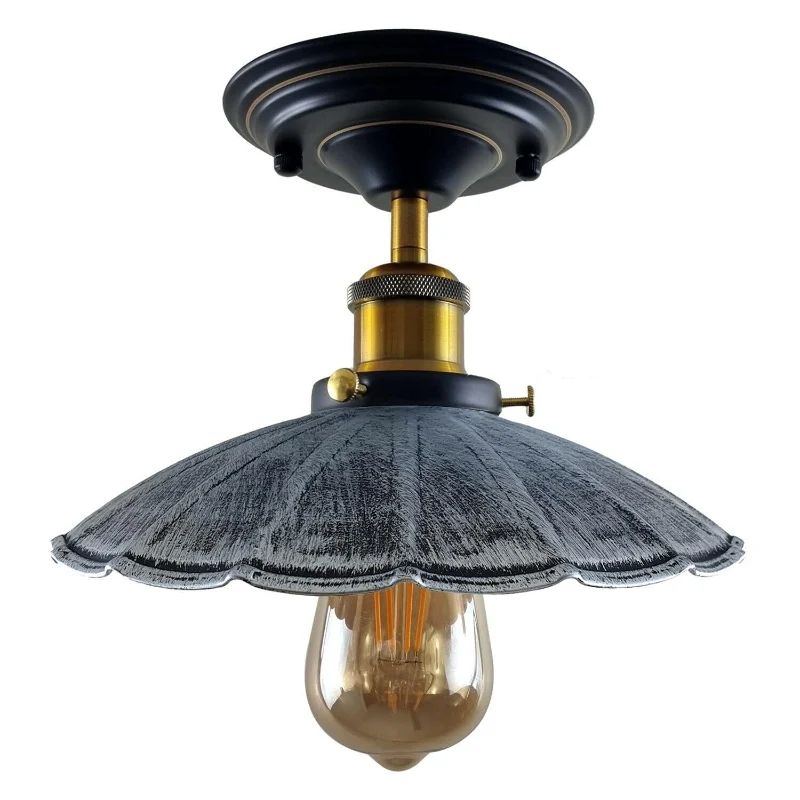 Vintage Deckenleuchte Semi Flush Mount | Retro Design ~3952