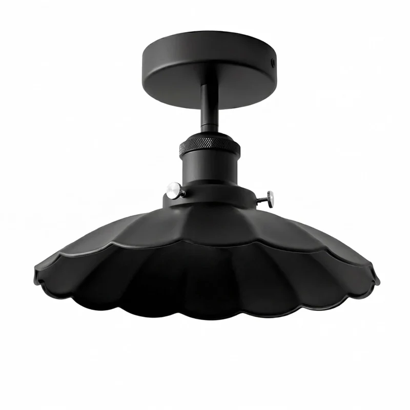 Vintage Deckenleuchte Semi Flush Mount | Retro Design ~3952