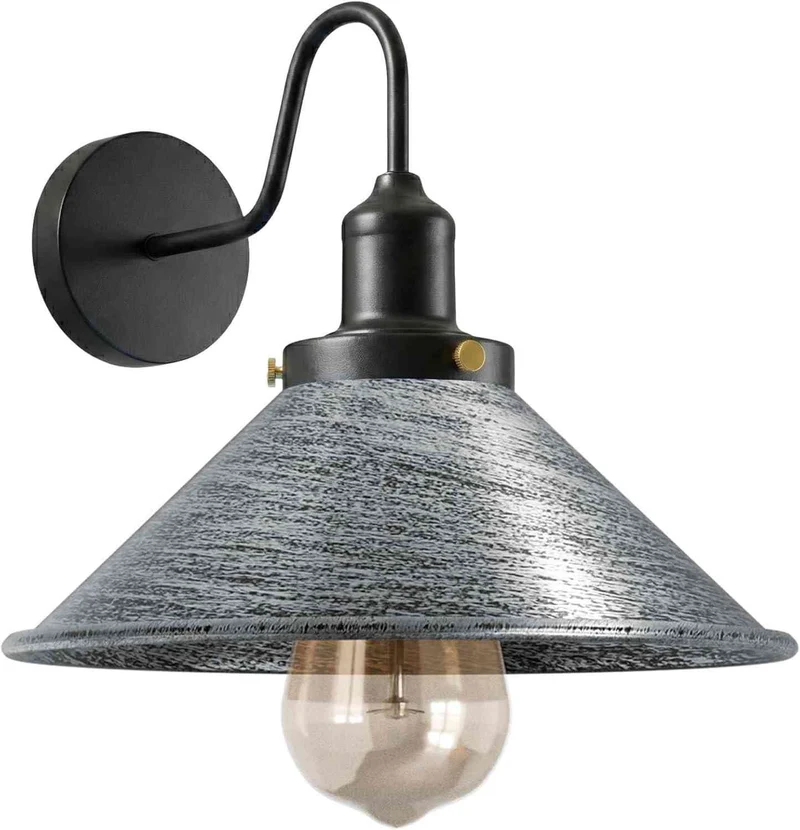 All Seasons Life Design Wandleuchte Metall | Schwanenhals Retro Wandstrahler~4029