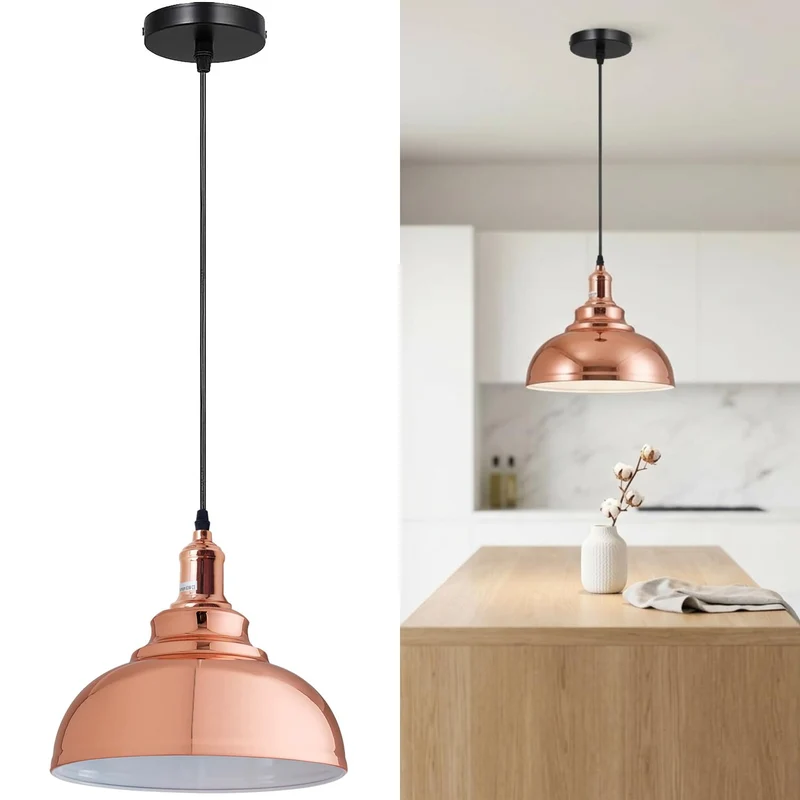 All Seasons Life Vintage Pendelleuchte Ø 29cm | Industrielle Hängelampe Küche E27~4130