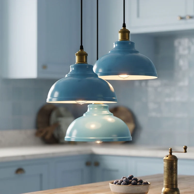 3-flammige Cluster Pendelleuchte – Vintage Hängelampe Esstisch | Ø29cm | E27 ~4138