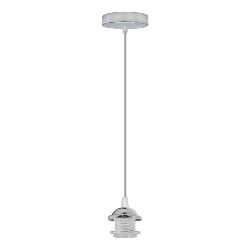 Industrie E27 Schnurpendel mit Baldachin - 95cm Verstellbare Deckenleuchte~4091