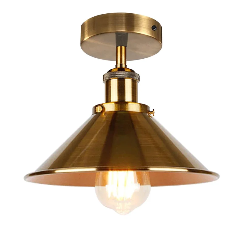 All Seasons Life Industrielle Deckenleuchte Messing E27~4129