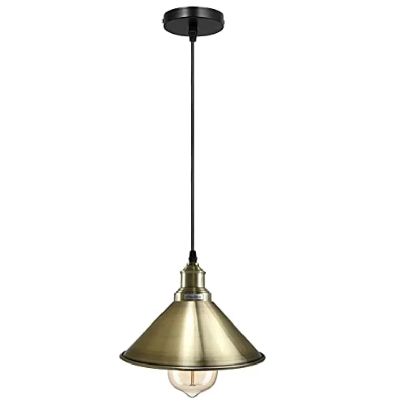 Vintage Pendelleuchte Industrie Metall Hängeleuchte ~4041