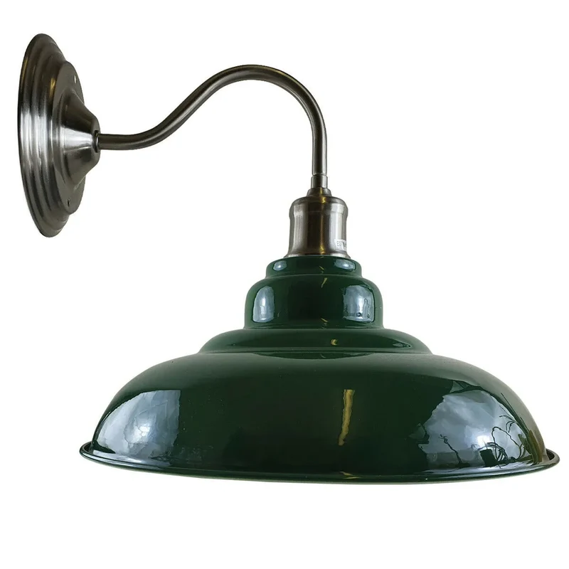 Vintage Schwanenhals Wandlampe | All Seasons Life Bunte Metall Lampe im Retro stil~3907