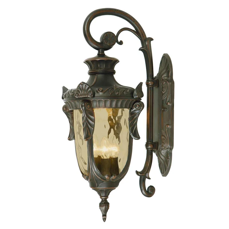 Wandleuchte Philadelphia 3-flammig Bronze