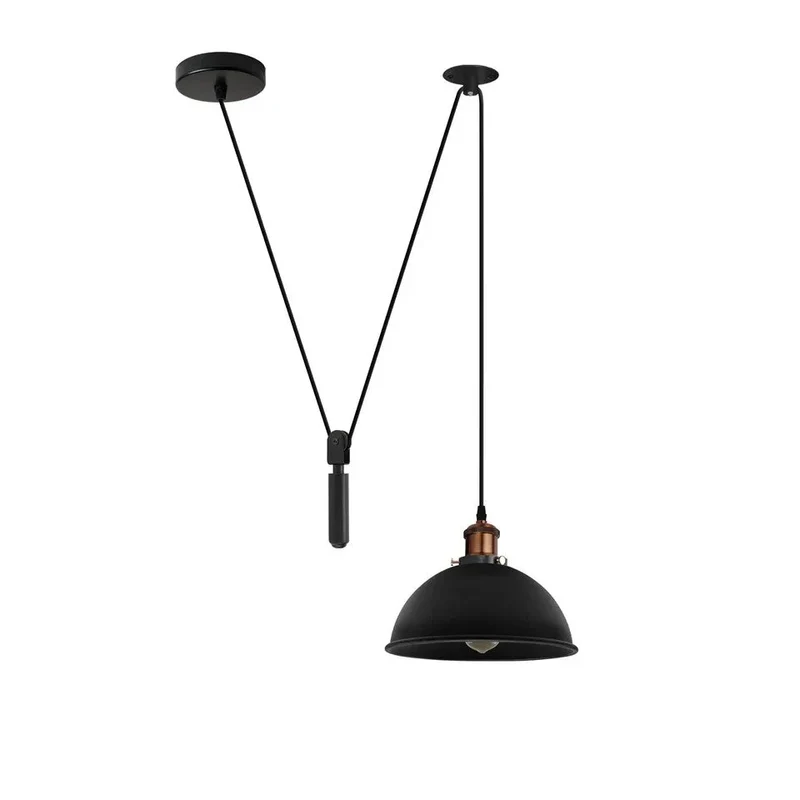 LEDSone Flaschenzug Pendelleuchte Lampe E27 Metall ~3757