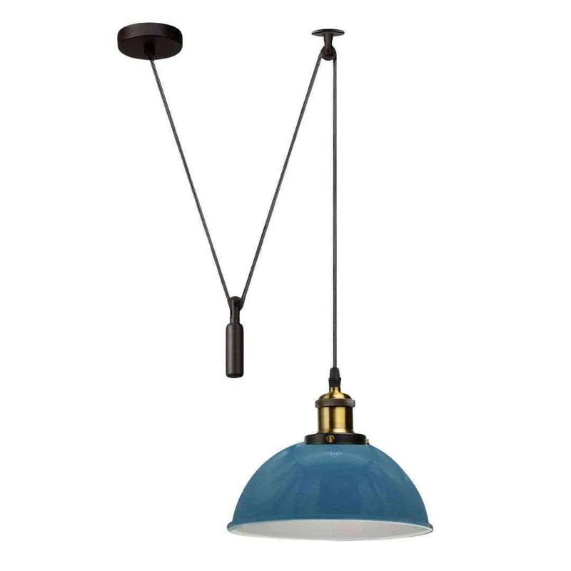 LEDSone Flaschenzug Pendelleuchte Lampe E27 Metall ~3757