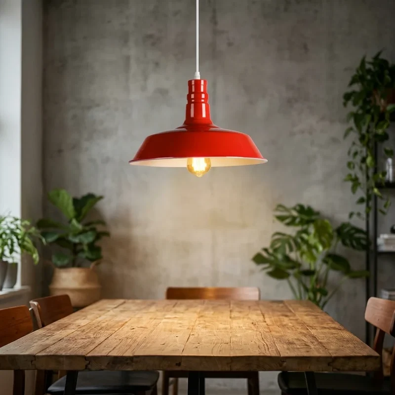 Modern Esstisch Pendelleuchte Groß | E27 Farbige Kücheninsel Lampe~3713