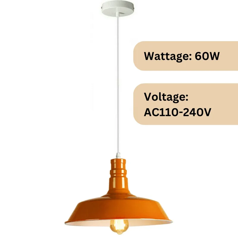 Modern Esstisch Pendelleuchte Groß | E27 Farbige Kücheninsel Lampe~3713