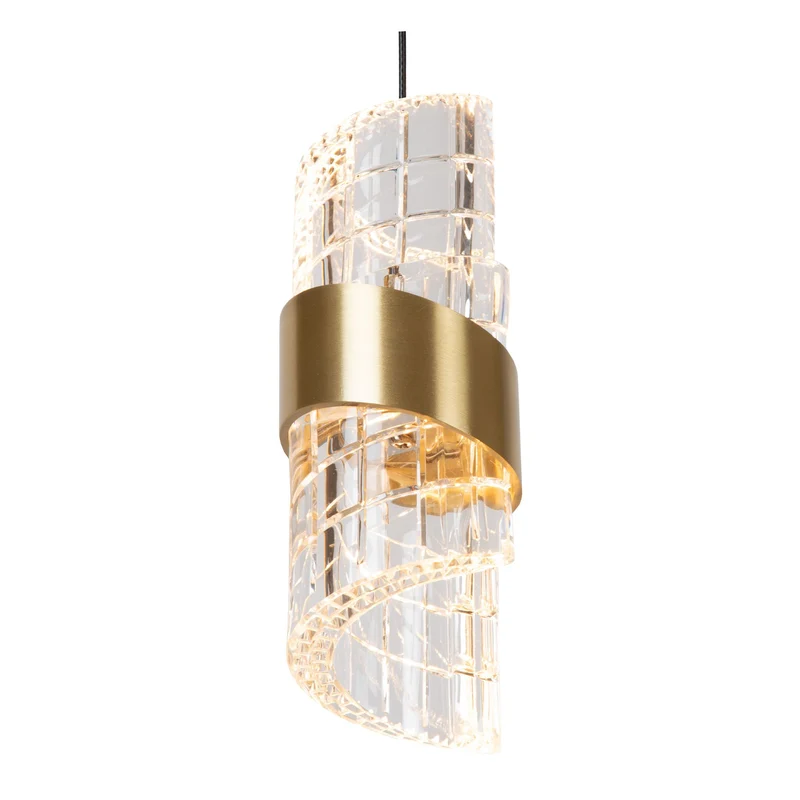 LED-Pendelleuchte Kligande 5-flammig dimmbar rechteckig