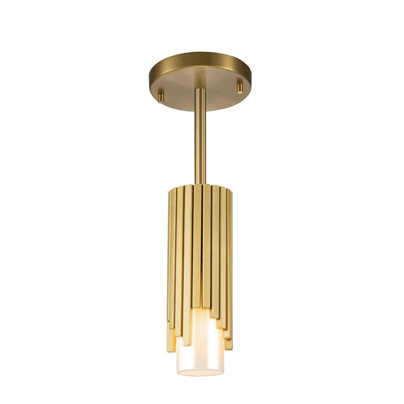 Deckenleuchte Marvele 1-flammig Messing Ø 14cm