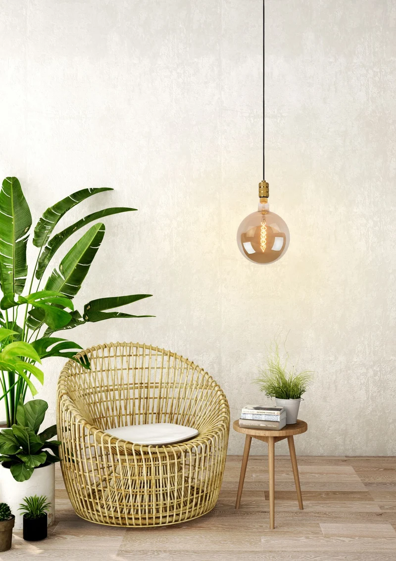 Pendelleuchte Jova Zylinderform Retro höhenverstellbar dimmbar