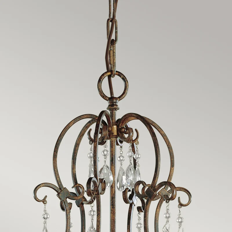 Kronleuchter Chateau 6-flammig Bronze Ø64cm