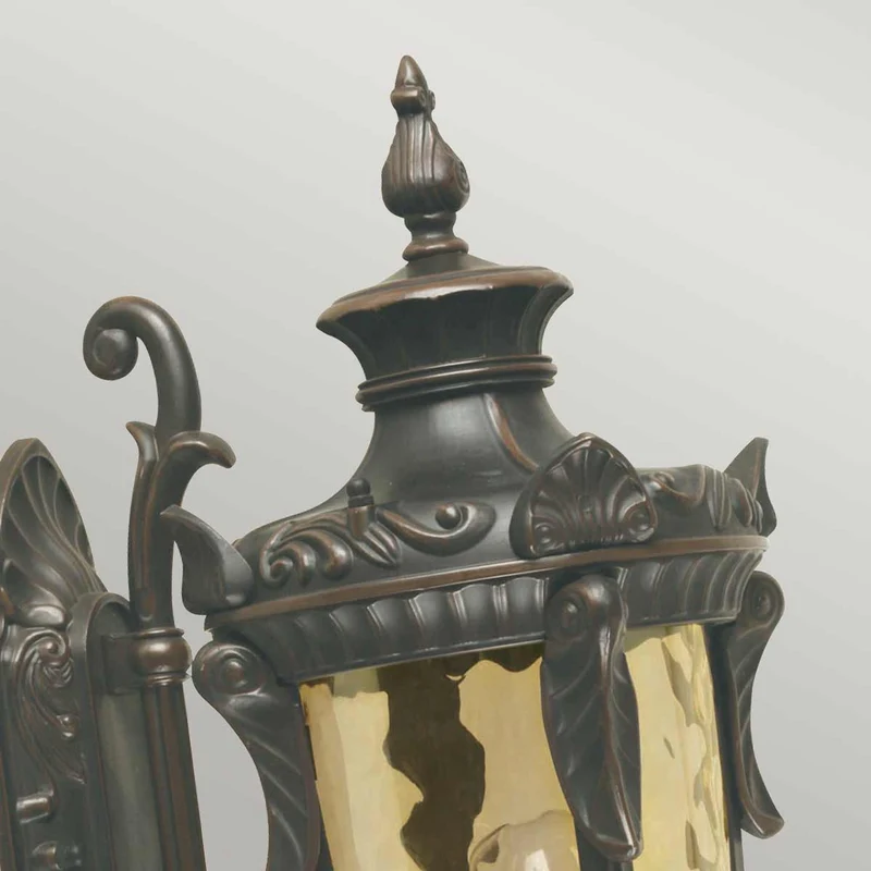 Wandleuchte Philadelphia 1-flammig Bronze 19x27cm