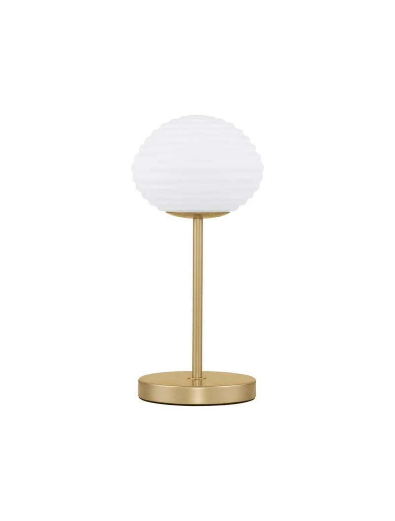 Allen Tischleuchte Gold/Weiß Ø 18cm