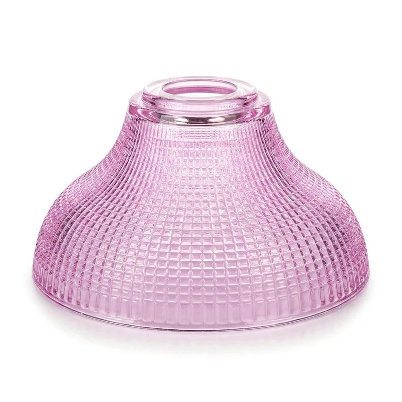 Lila Glaslampenschirm im Vintage-Stil für lampen~3759