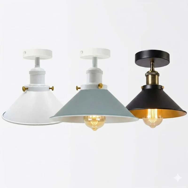 LEDSONE Vintage Deckenleuchte 22cm Deckenlampe ~3779