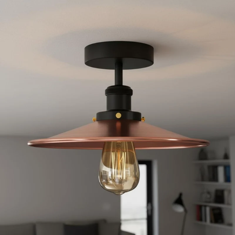 All Seasons Life Vintage Deckenleuchte im Industrial-Design E27 ~3775