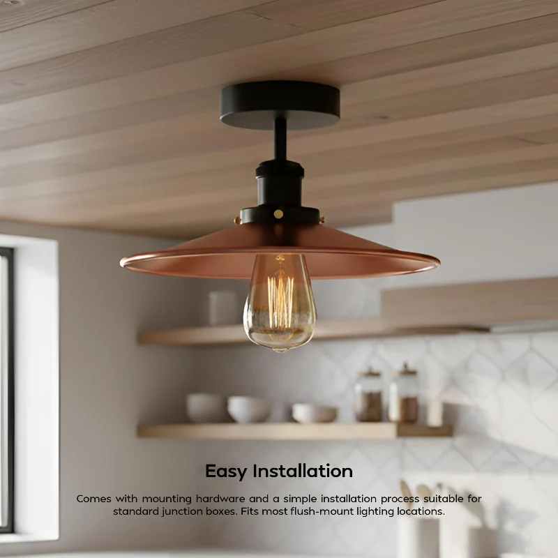 All Seasons Life Vintage Deckenleuchte im Industrial-Design E27 ~3775