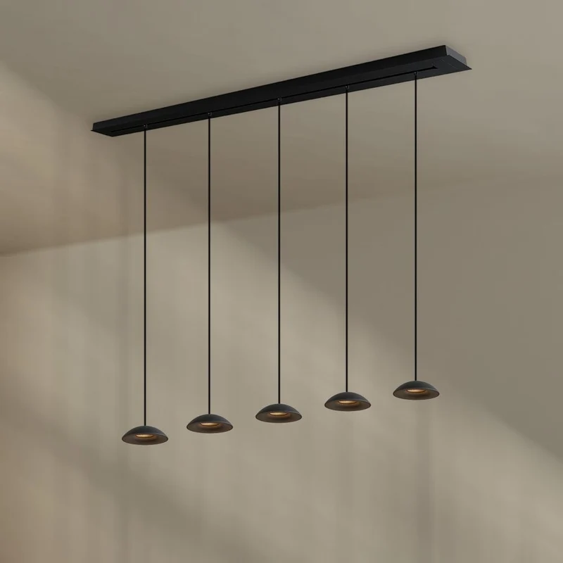 s.luce Santa Air LED Esstisch-Hängeleuchte 5-flammig 160cm
