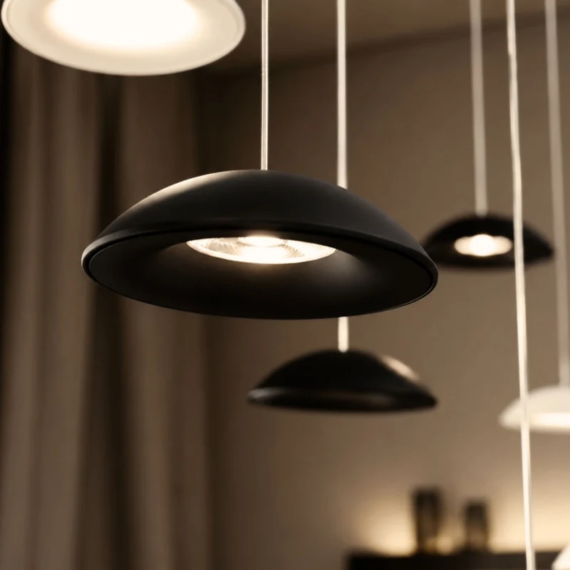 s.luce Santa Air LED Esszimmerlampe 12-flammig 200cm 3-reihig