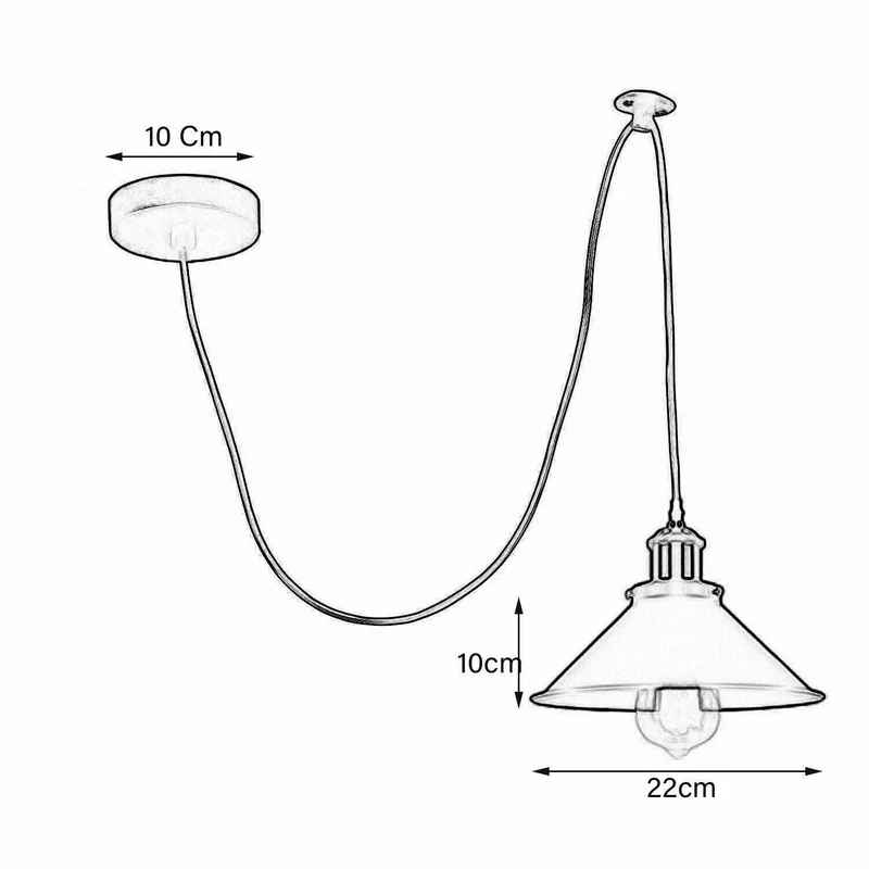Mehrkopf Industrial Pendelleuchte | 1-9 flammig Spinnen Hängelampe blau~4047