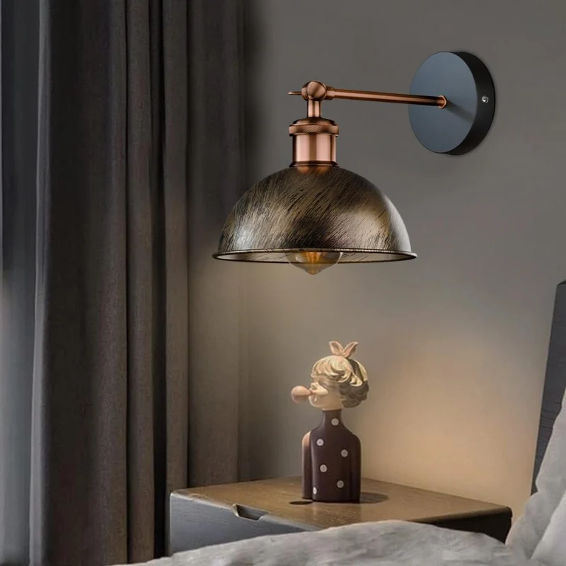 Wandlampe Vintage 180° verstellbar | E27 Wandleuchte ~4020