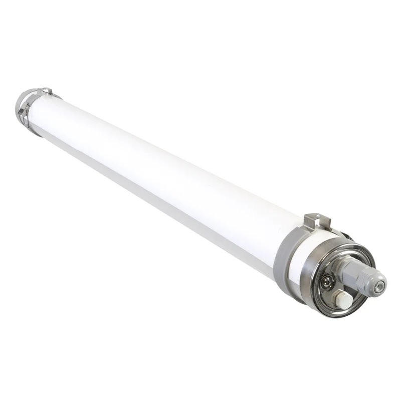 LED-Feuchtraumleuchte, 120 cm, 34 W, 5100 lm, 4000 K, IP69K, ammoniakbeständig, Brandschutz, durchschleifbar, Rohrleuchte