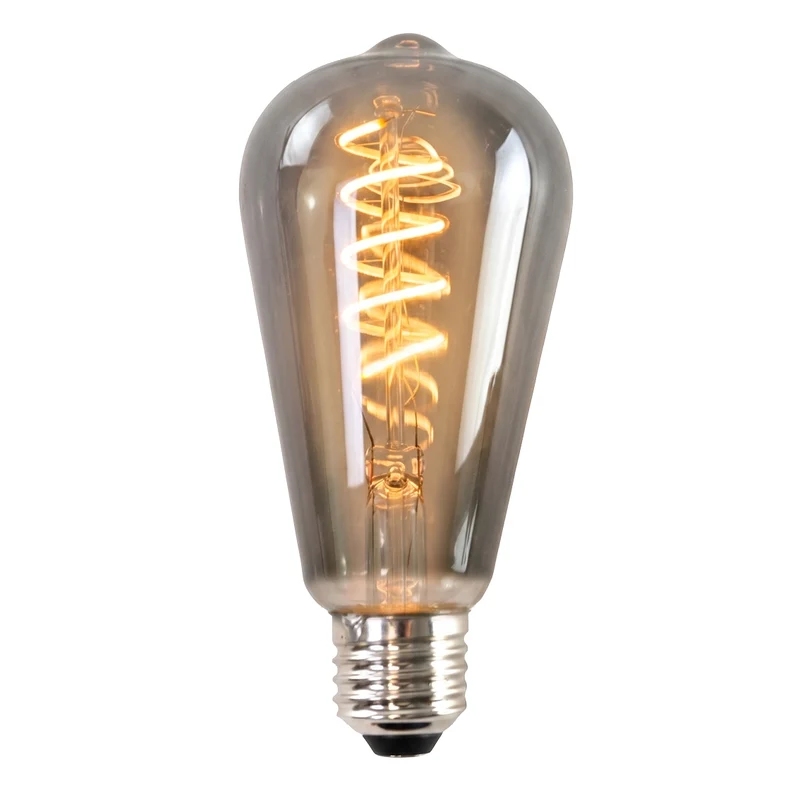 LED Filament Leuchtmittel, SPIRAL, ST64, E27, 4 W, 265 lm, 1800K, dimmbar