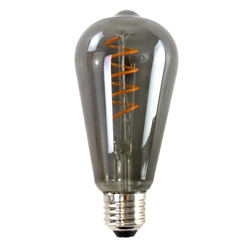 LED Filament Leuchtmittel, SPIRAL, ST64, E27, 4 W, 265 lm, 1800K, dimmbar