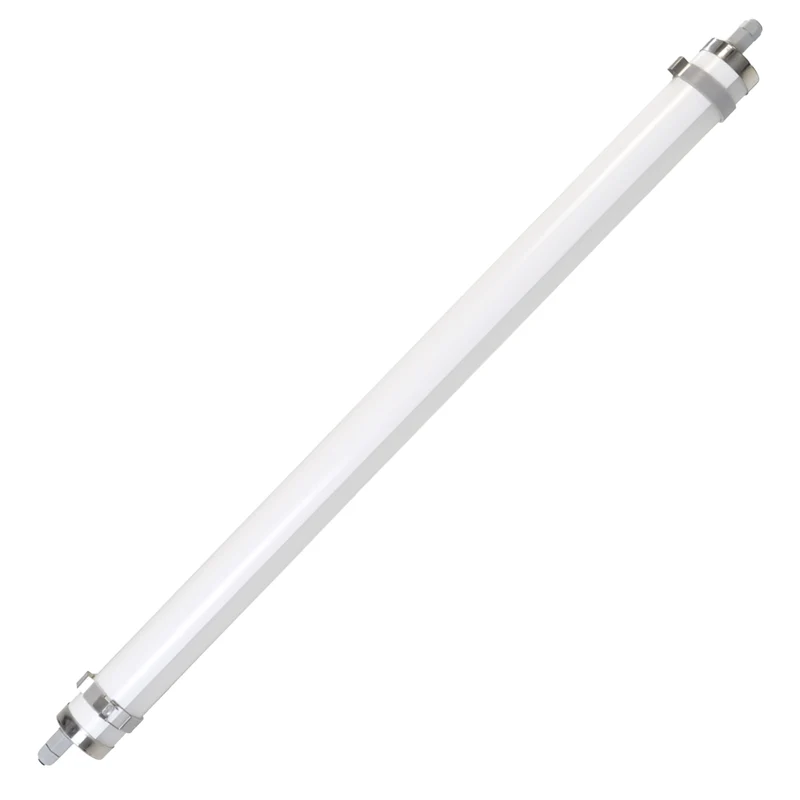 LED-Feuchtraumleuchte, 150 cm, 50 W, 7500 lm, 5700 K, IP69K, ammoniakbeständig, Brandschutz, durchschleifbar, Rohrleuchte