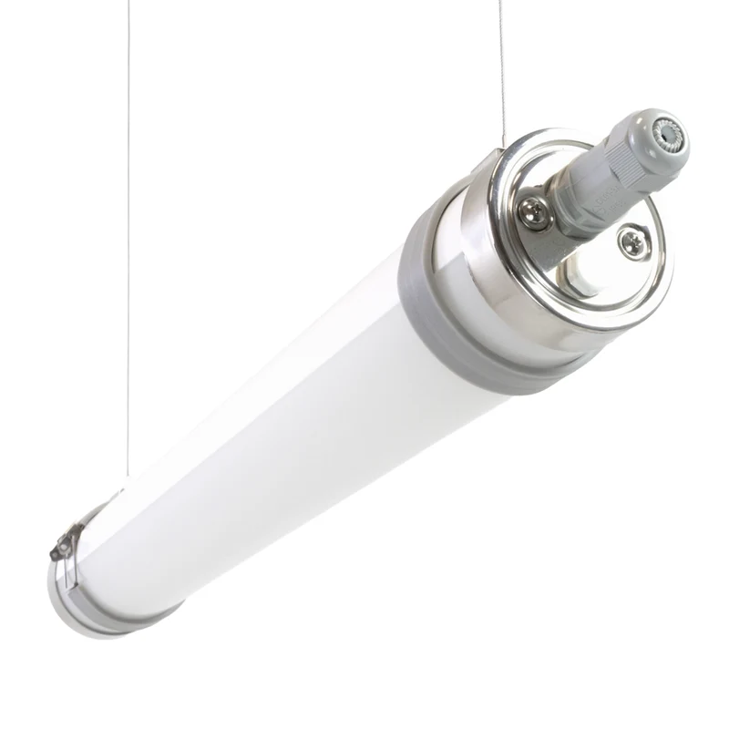 LED-Feuchtraumleuchte, 60 cm, 18 W, 2520 lm, 4000 K, IP69K, ammoniakbeständig, Brandschutz, durchschleifbar, Rohrleuchte