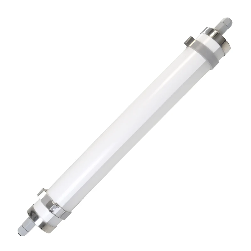 LED-Feuchtraumleuchte, 60 cm, 18 W, 2520 lm, 4000 K, IP69K, ammoniakbeständig, Brandschutz, durchschleifbar, Rohrleuchte