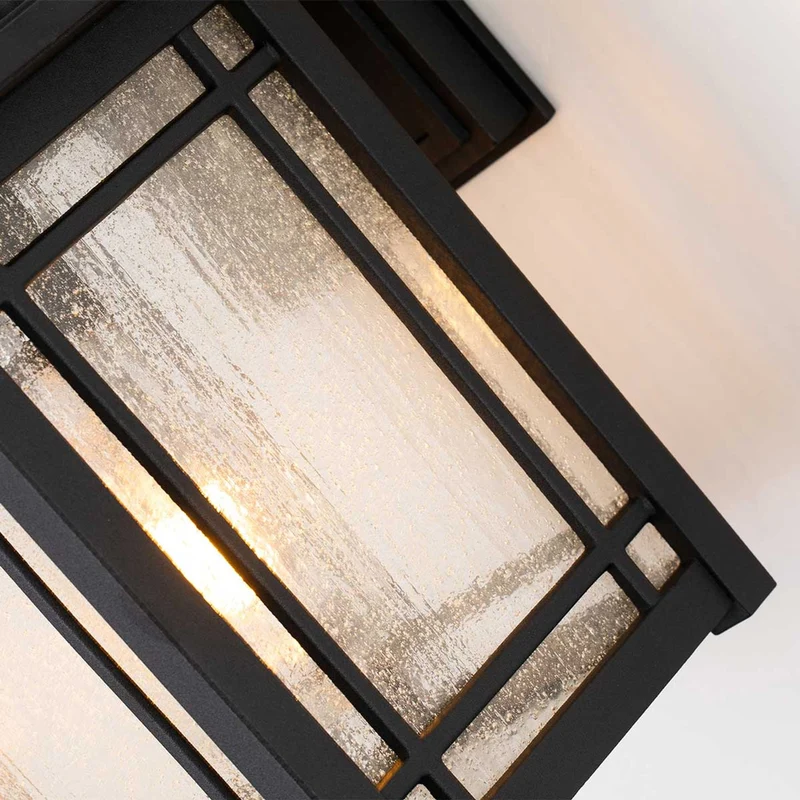 Wandleuchte Cedar Point 1-flammig Schwarz