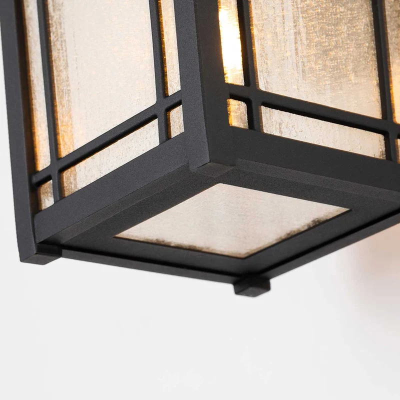 Wandleuchte Cedar Point 1-flammig Schwarz