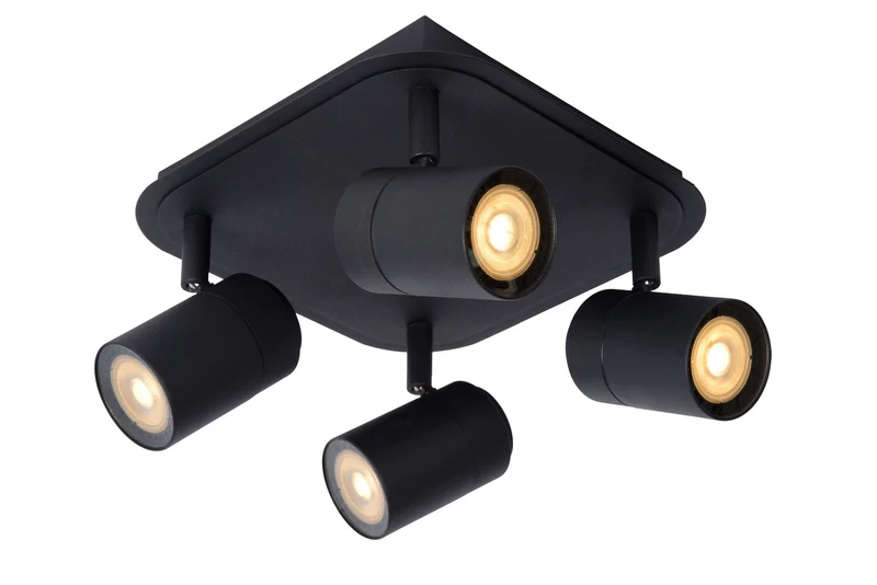 LED-Bad-Deckenspot Lennert 4-flammig dimmbar
