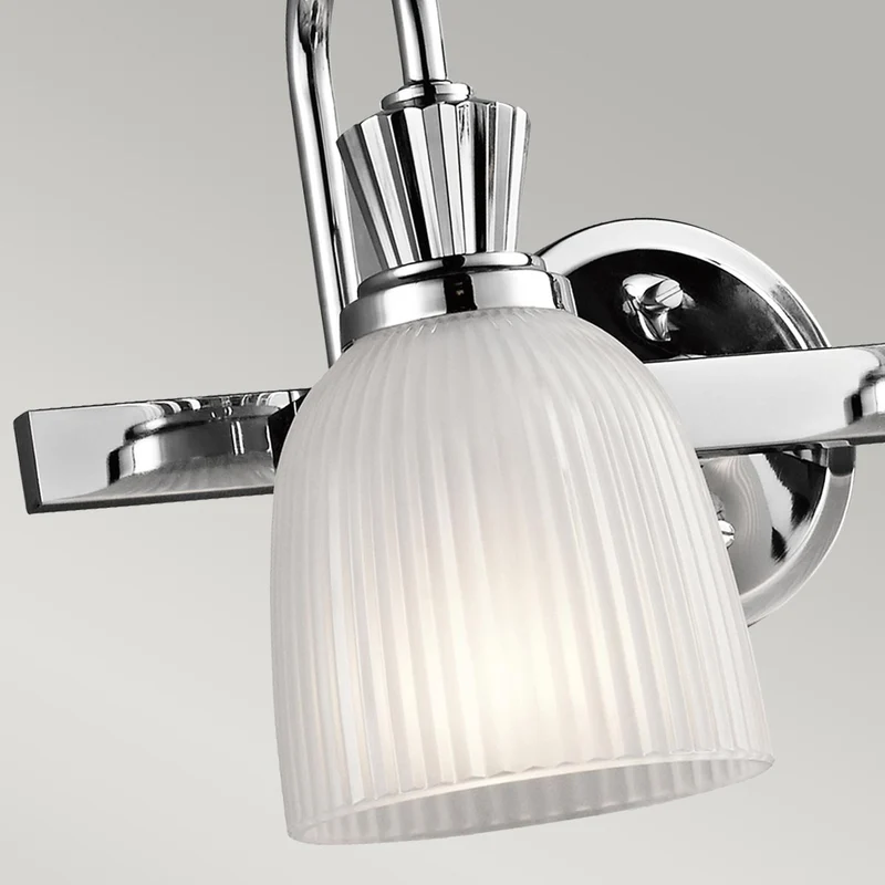 Wandleuchte Cora 2-flammig Chrom
