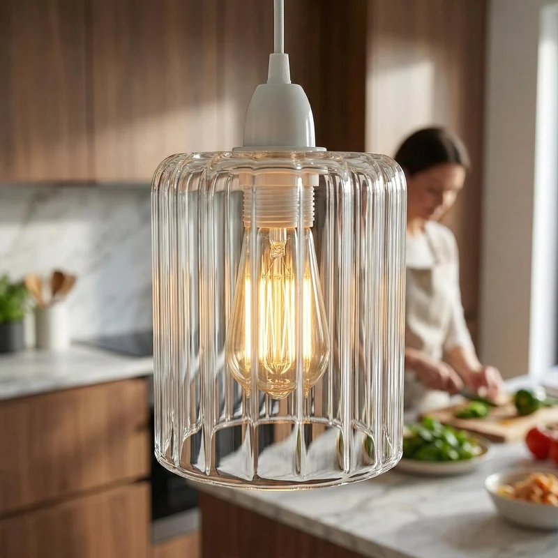Glaslampenschirme im Vintage-Modern-Stil~3603
