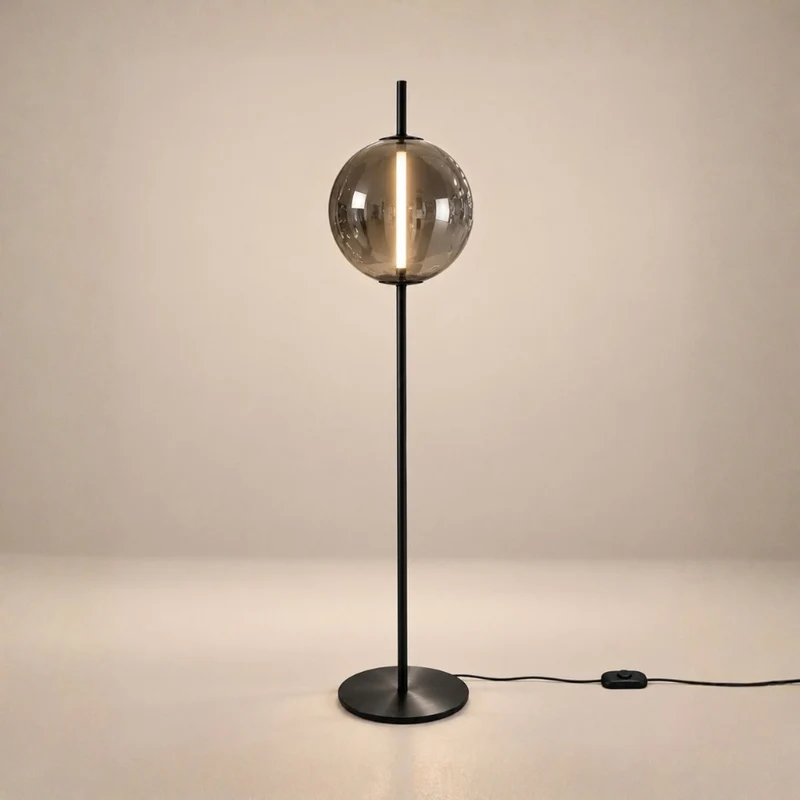s.luce Mira Design LED Glas-Stehlampe 175cm