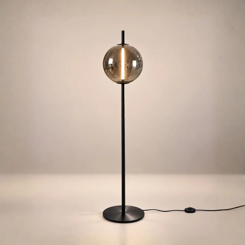 s.luce Mira Design LED Glas-Stehlampe 175cm
