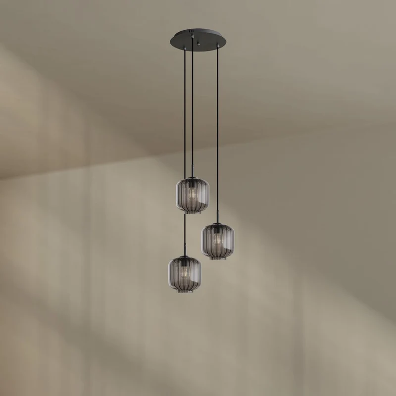 s.luce Velo 3-flammige Galerieleuchte Ø 40cm Baldachin Ø 20cm