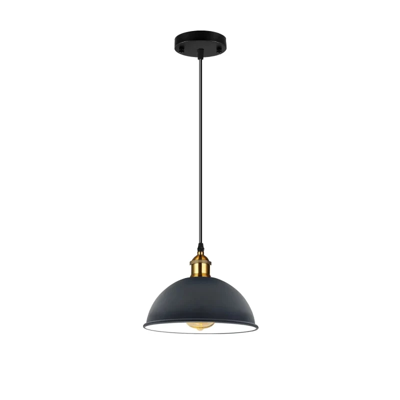 Vintage Pendelleuchte Farbig Industriestil Hängeleuchte ~3990