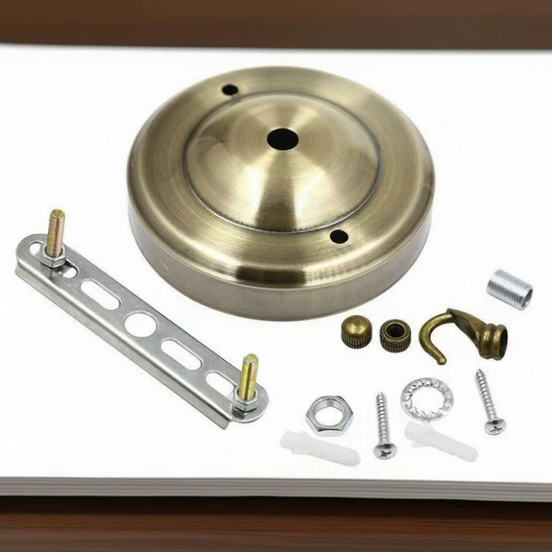 Deckenbaldachin mit Haken Premium Lampen-Baldachin 108mm ~3870