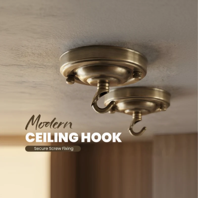 Deckenbaldachin mit Haken Premium Lampen-Baldachin 108mm ~3870