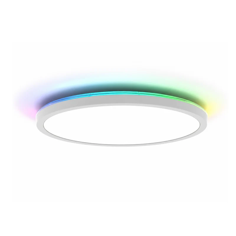 RGB Panel Up&Down, 15W, 1550lm, IP44, ø283x28mm, 3000-6500K (CCT), dimmbar, weiß